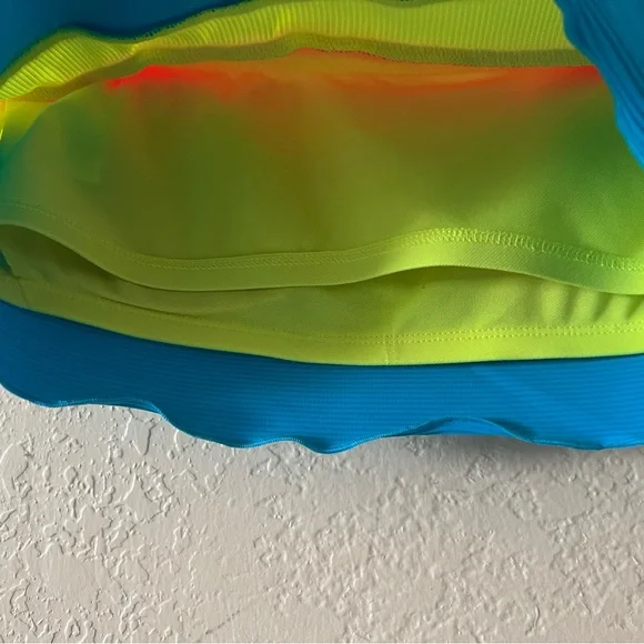 🆕 🩵Body Glove🩷 Pink and Blue Bikini Vibrant Color-Blocking Bandeau - Picture 5 of 6